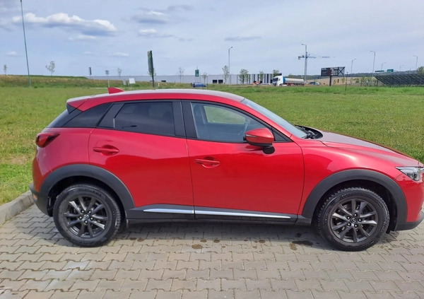 Mazda CX-3 cena 72000 przebieg: 80000, rok produkcji 2018 z Kłobuck małe 67